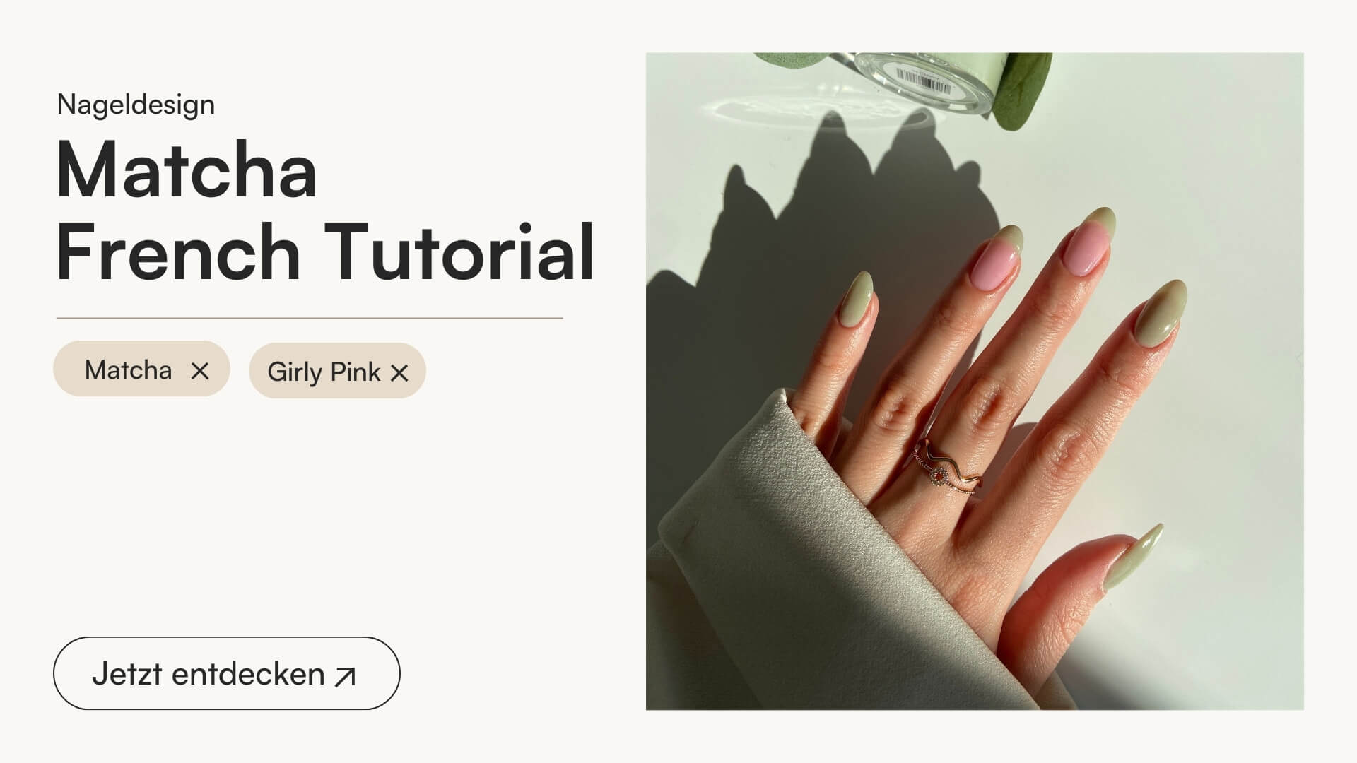 Matcha French Tutorial - Doonails
