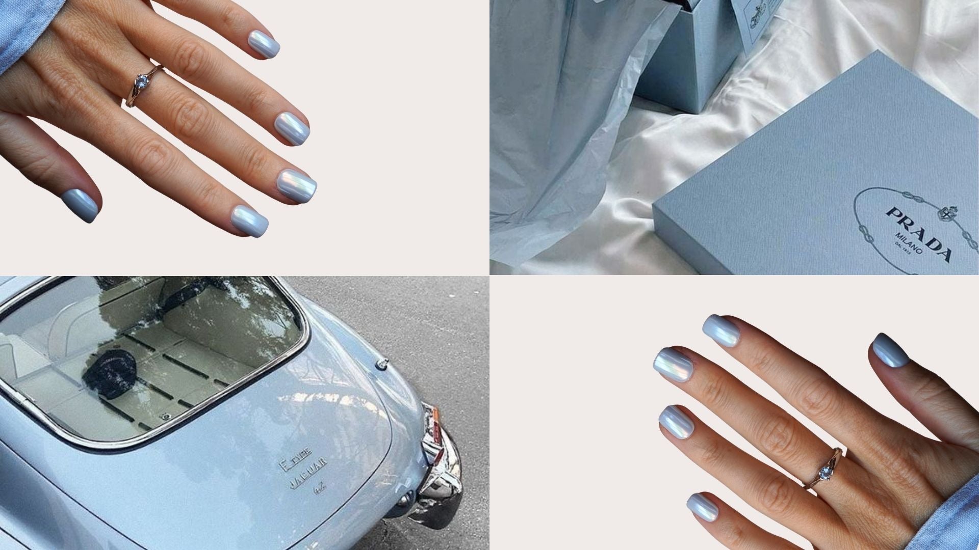 Pimp your Press Ons: Chrome Pearl Powder Nageldesign zum Selbermachen