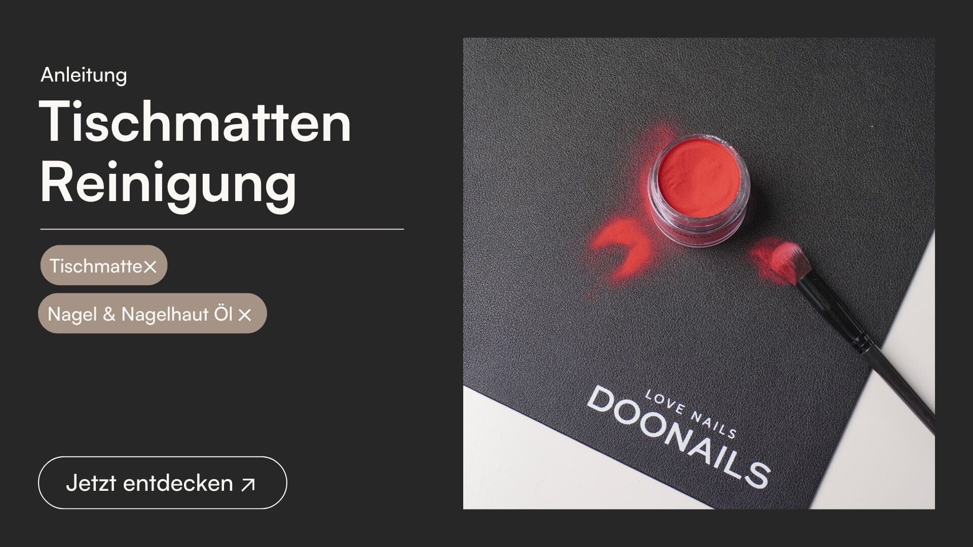 Tischmatte richtig Reinigen - Doonails