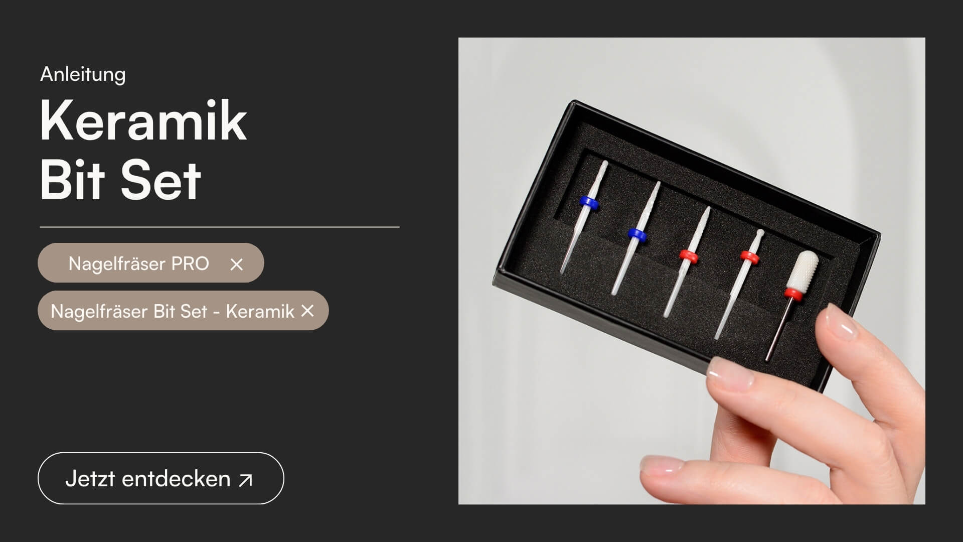 Nagelfräser Keramik Bits Anleitung - Doonails