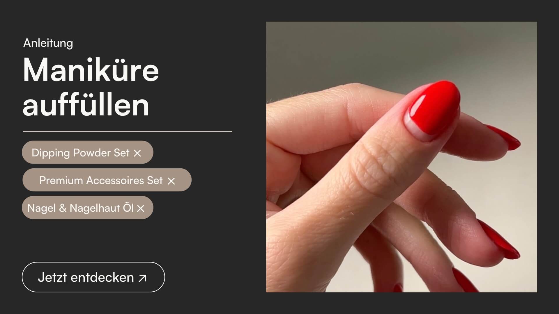 Dipping Powder Maniküre Auffüllen - Doonails