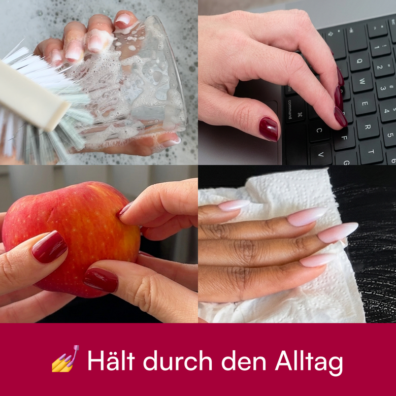 Hält durch Abwasch, Spielplatz und tägliches Familienchaos