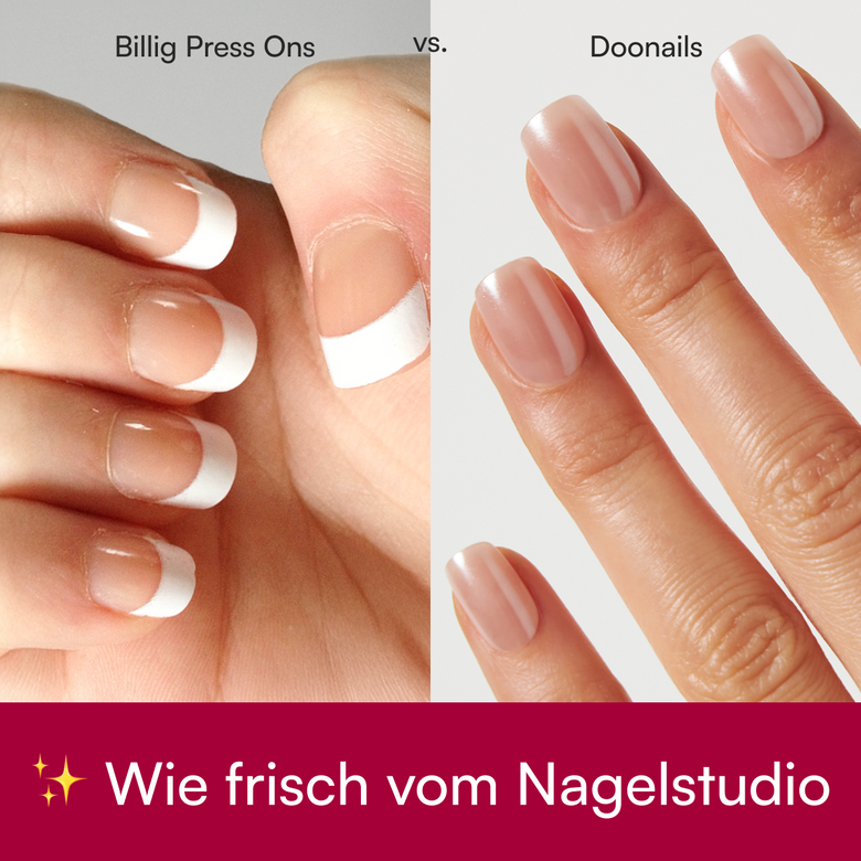 Kein Plastik-Look – sieht aus wie frisch vom Nagelstudio