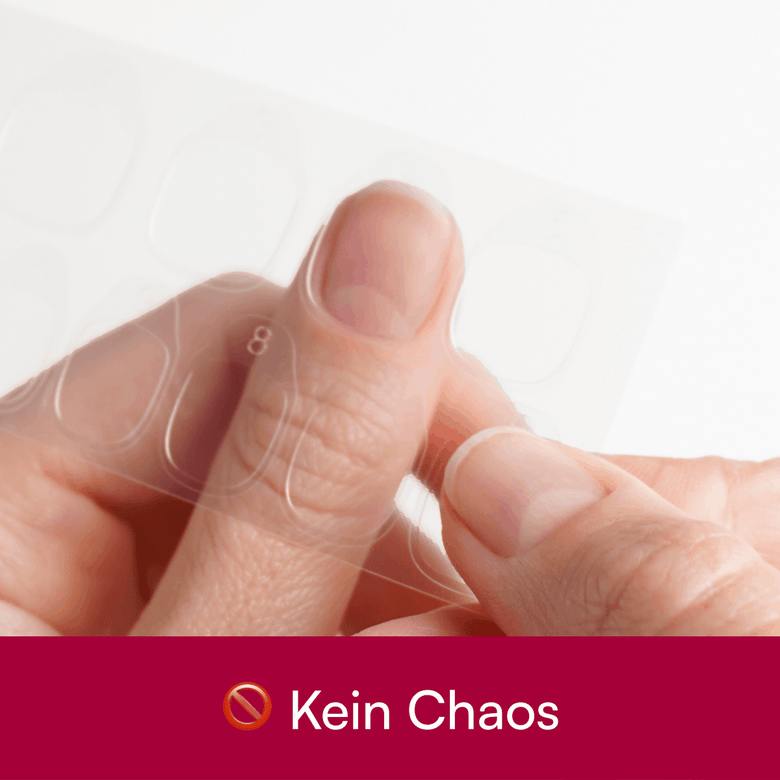 Kein Kleber, kein Chaos – einfach aufdrücken, fertig