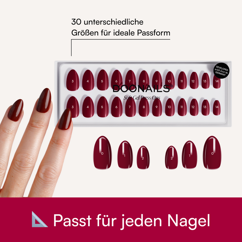 Perfekte Passform für jeden Nageltyp
