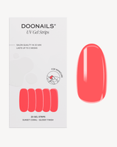 Sunset Coral Gel Strips - Doonails