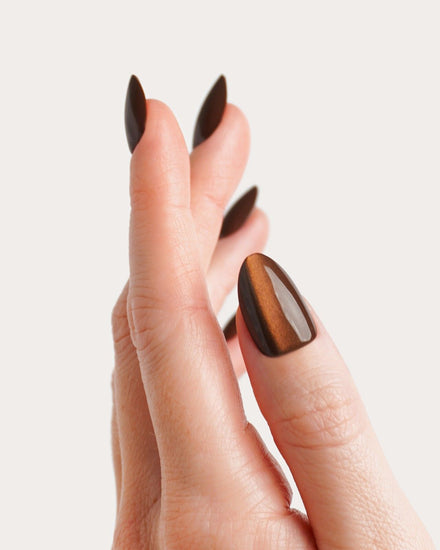 Glass Brown Cat Eye