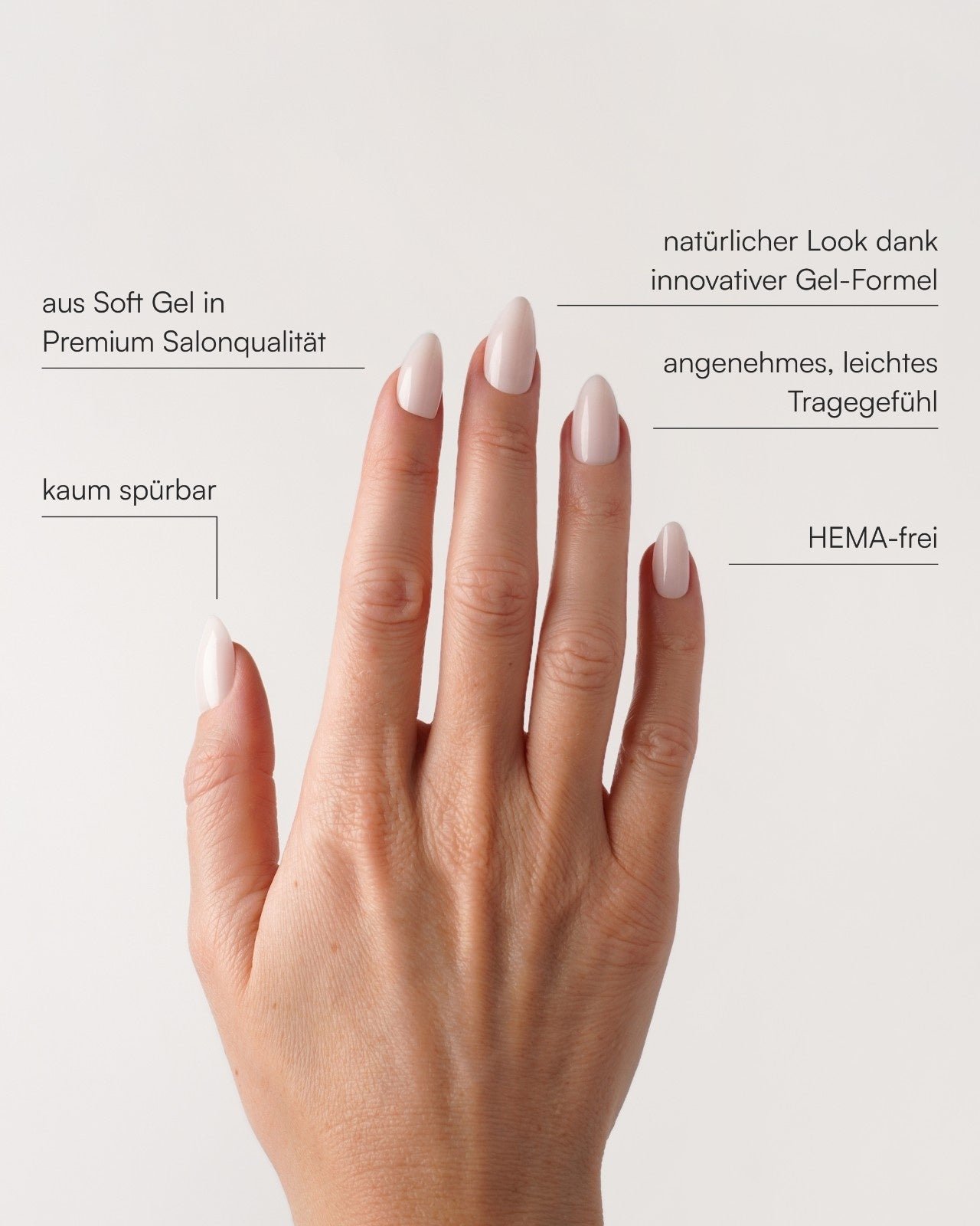 Pillow Talk Short Almond Soft Gel Press Ons - Doonails