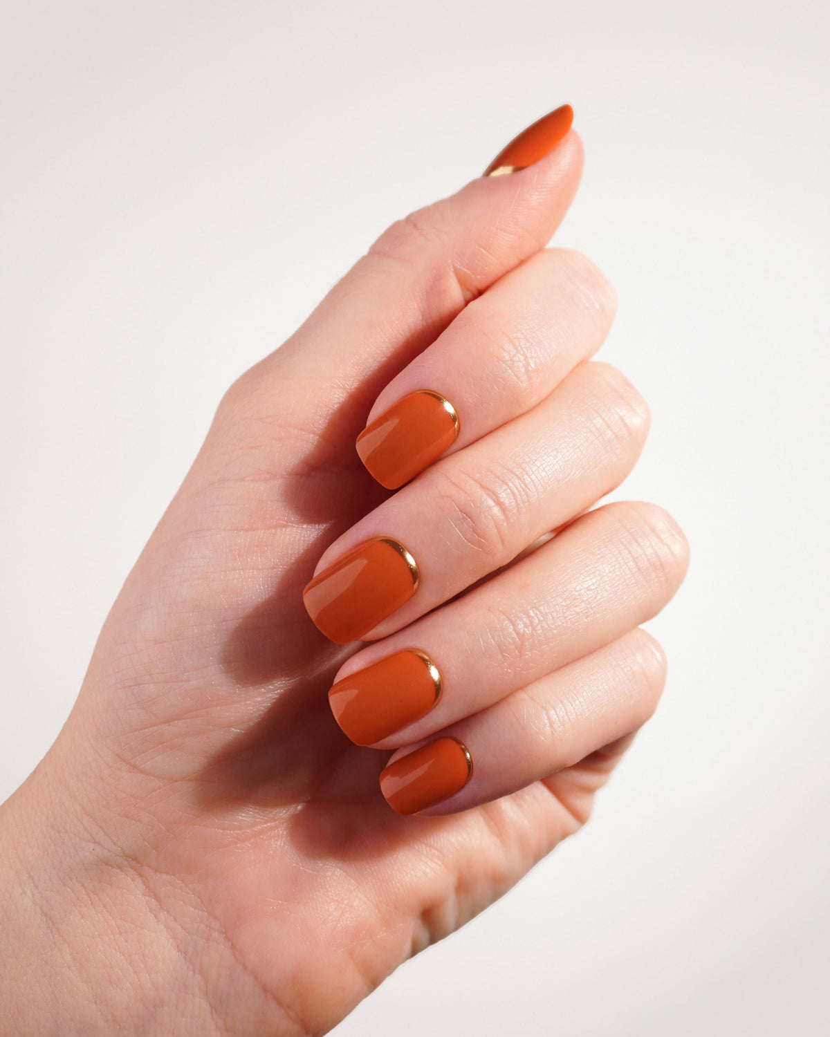 Cinnamon Extra Short Square Soft Gel Press Ons - Doonails