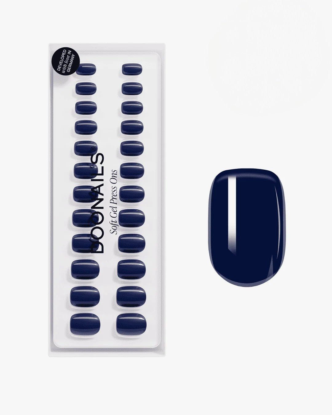 Ocean Extra Short Square Soft Gel Press Ons - Doonails