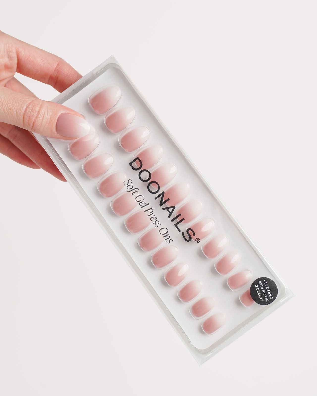 Babyboomer Soft Gel Press Ons Verpackung