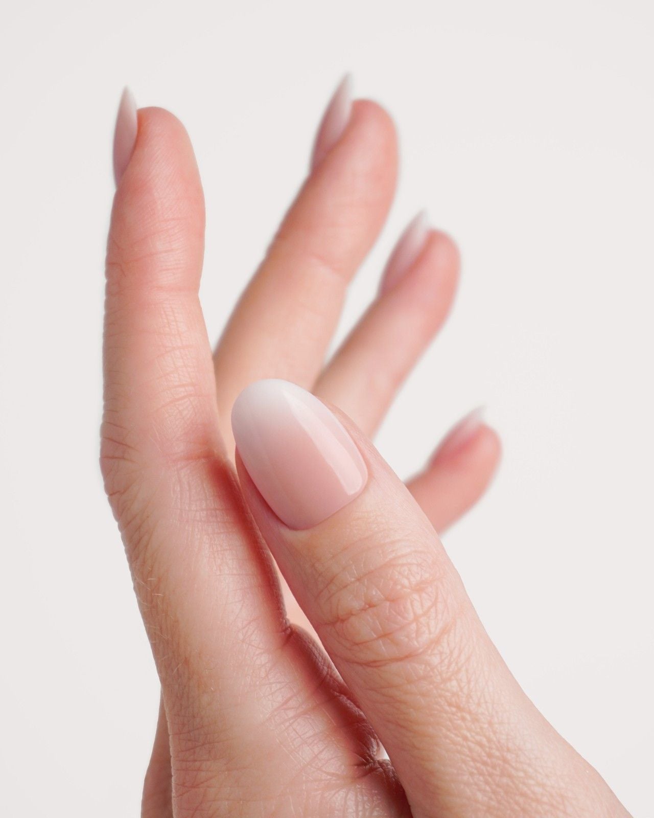 Babyboomer Soft Gel Press Ons Nahaufnahme