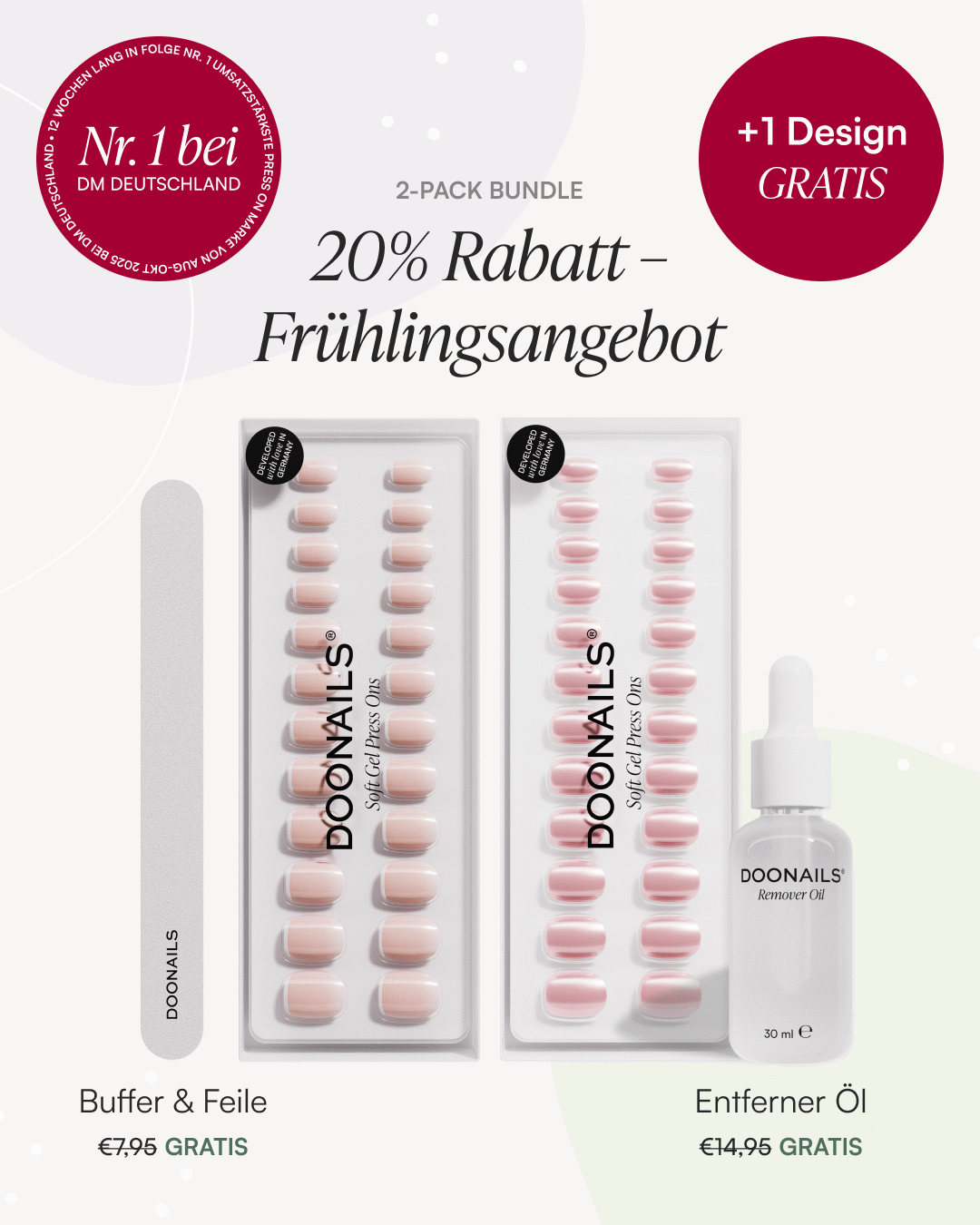 Frühlings Starter Set - Soft Gel Press Ons