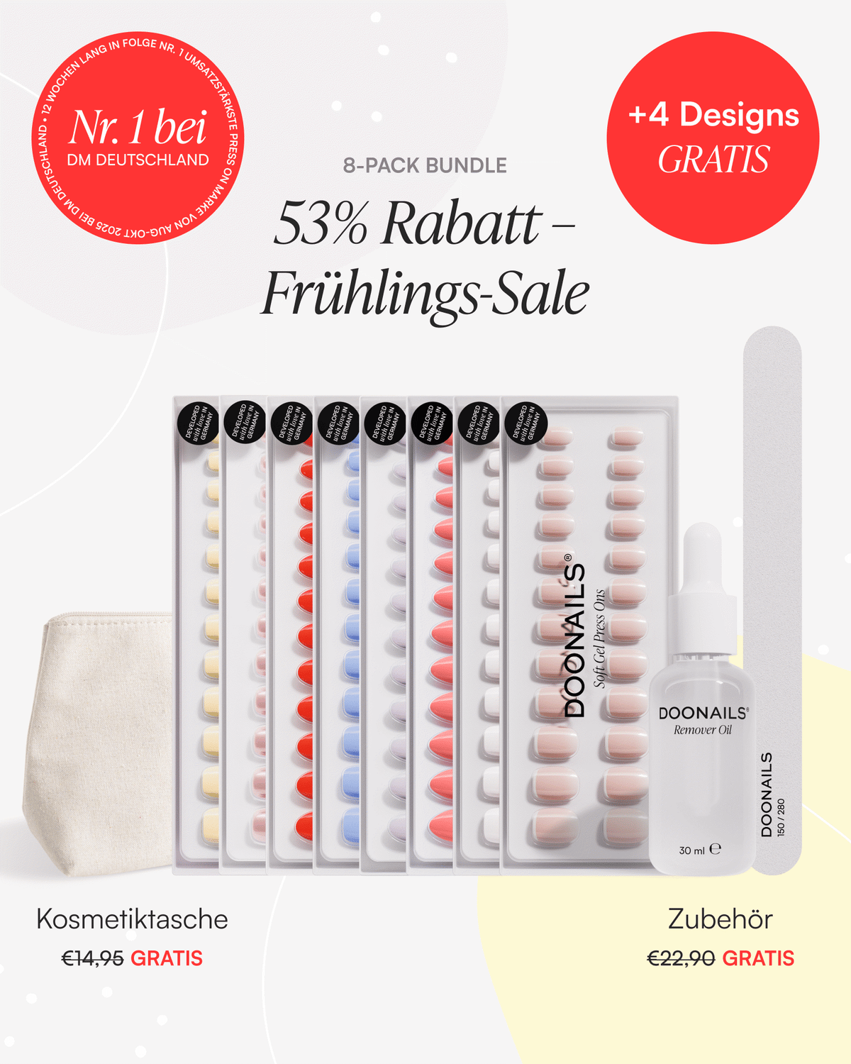 Spring Sale Starter Set - Soft Gel Press Ons