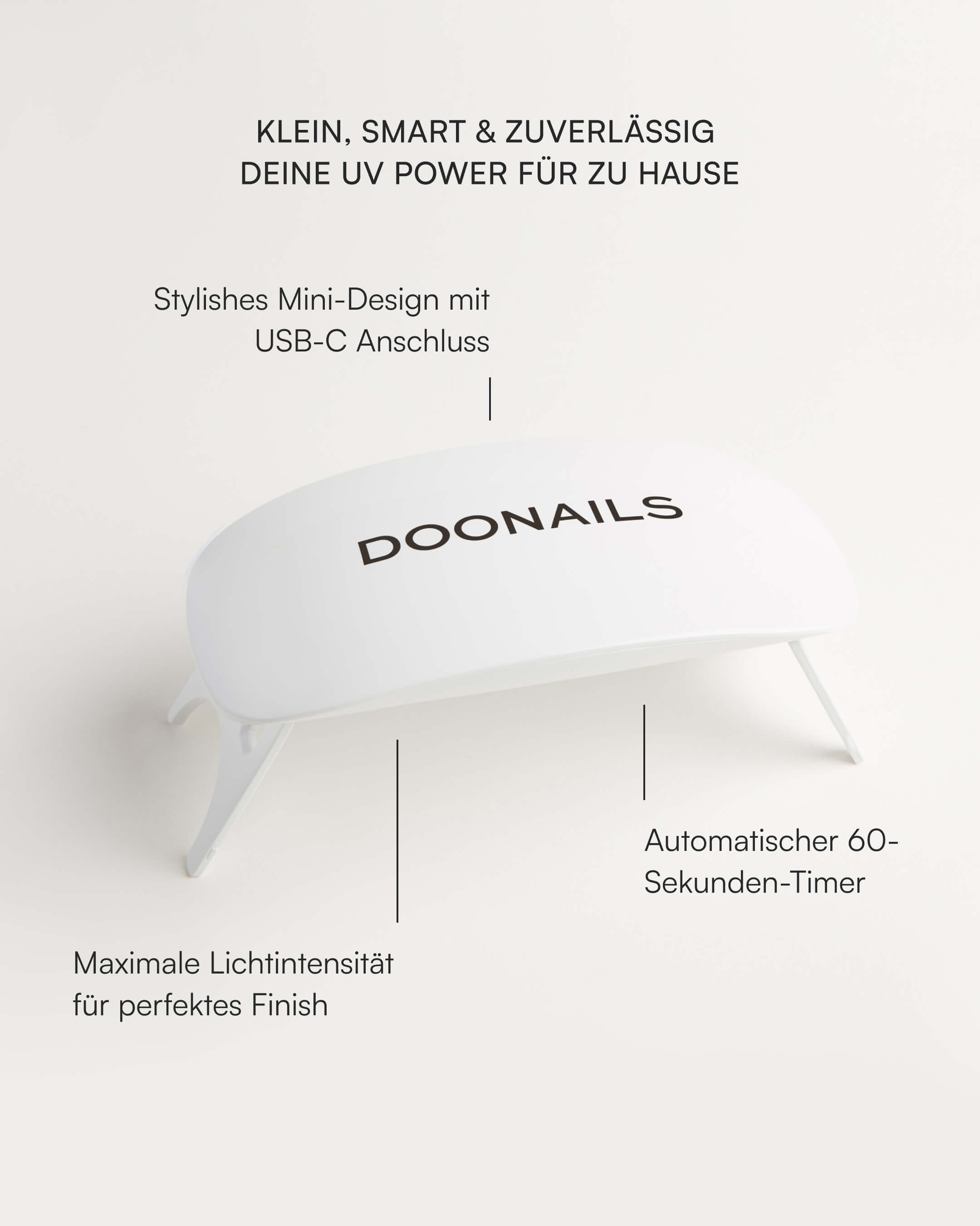 UV LED Lampe - Doonails