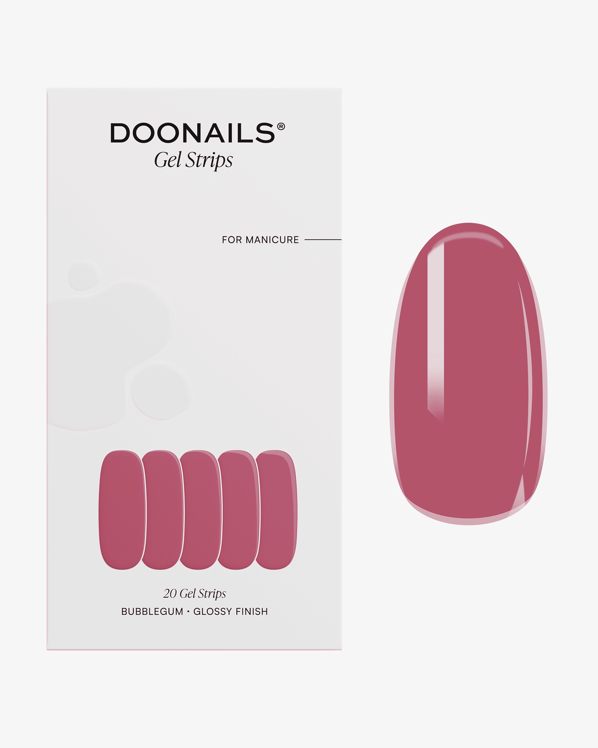 Bubblegum Gel Strips - Doonails