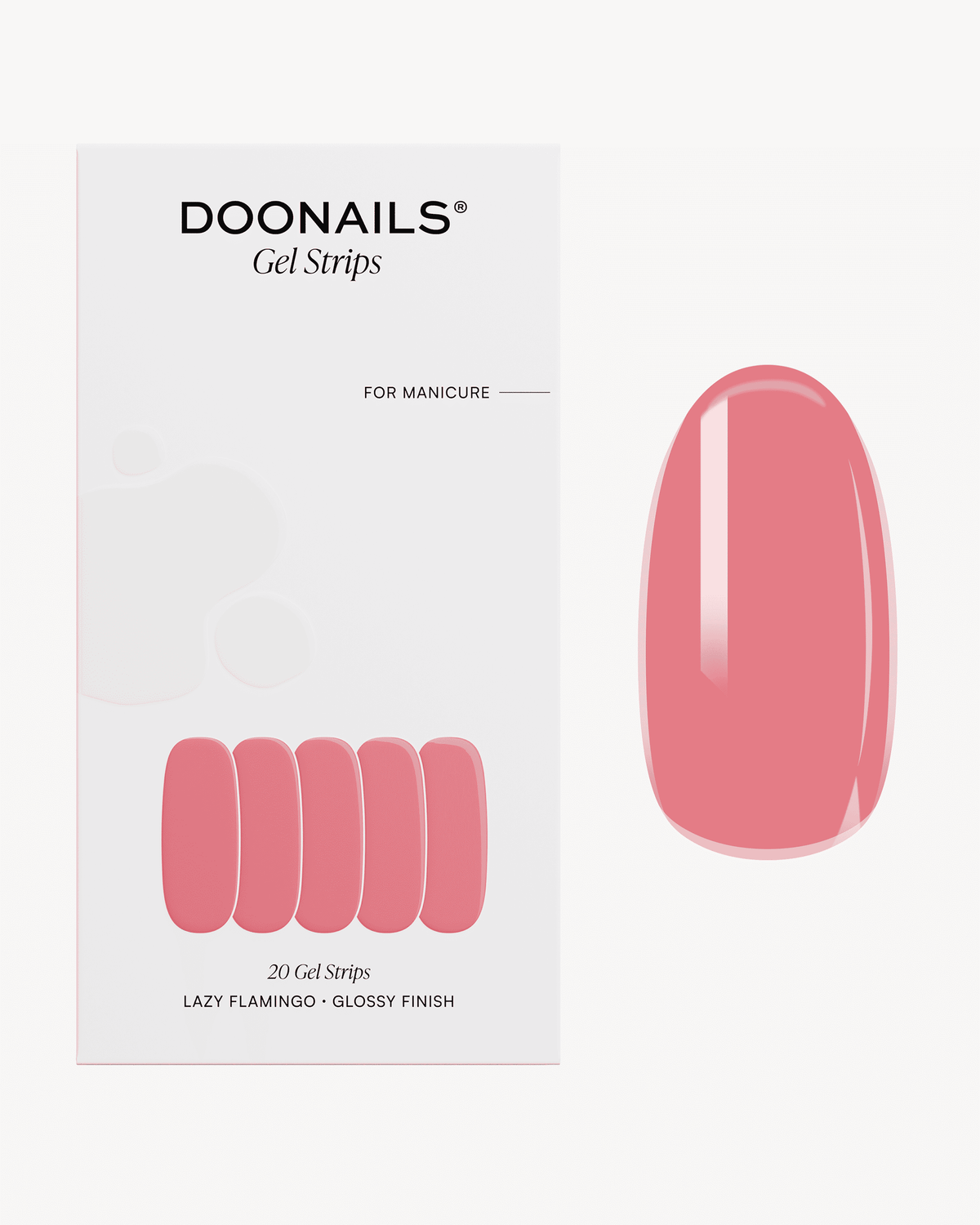 Lazy Flamingo Gel Strips - Doonails