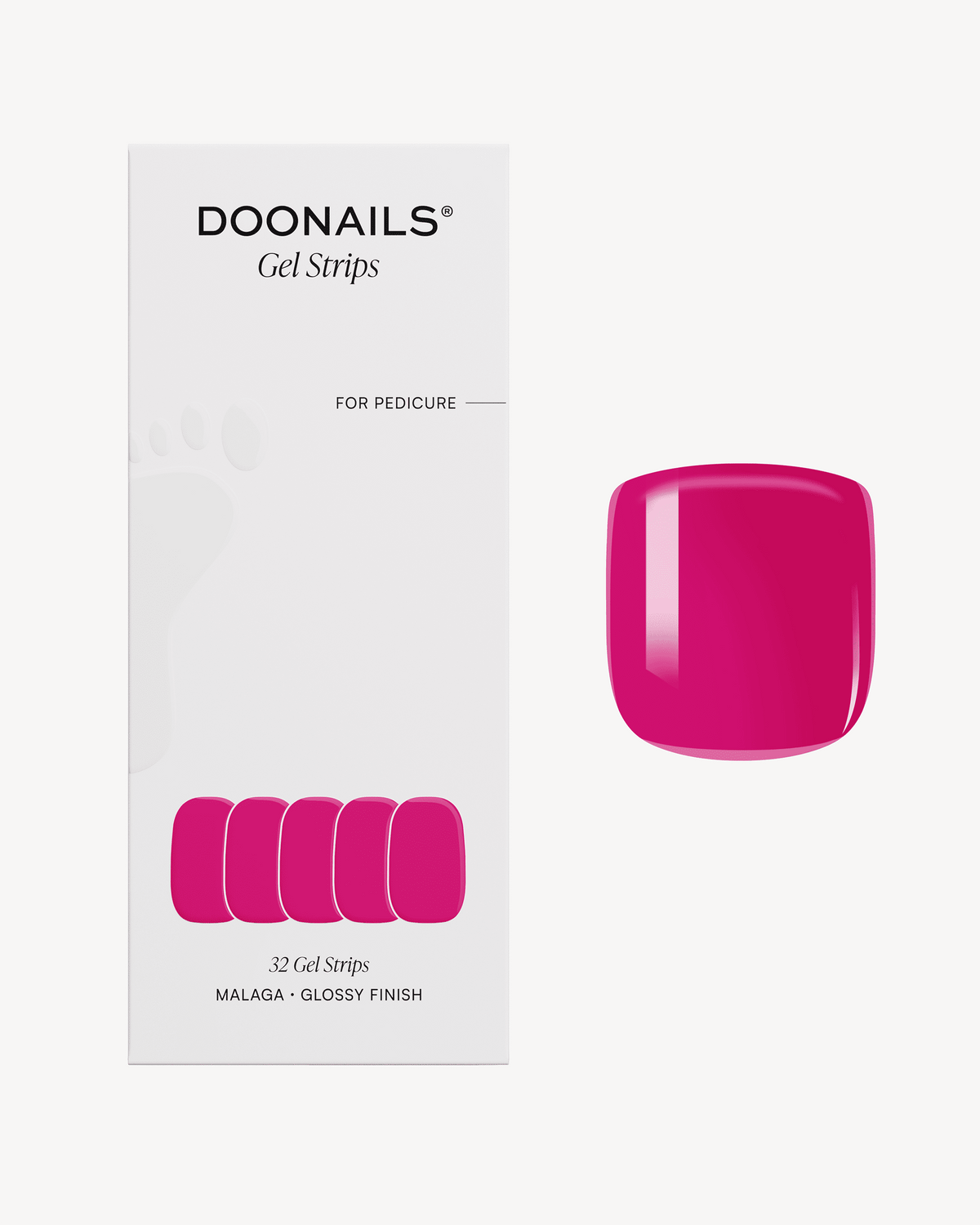 Malaga Pediküre Gel Strips - Doonails