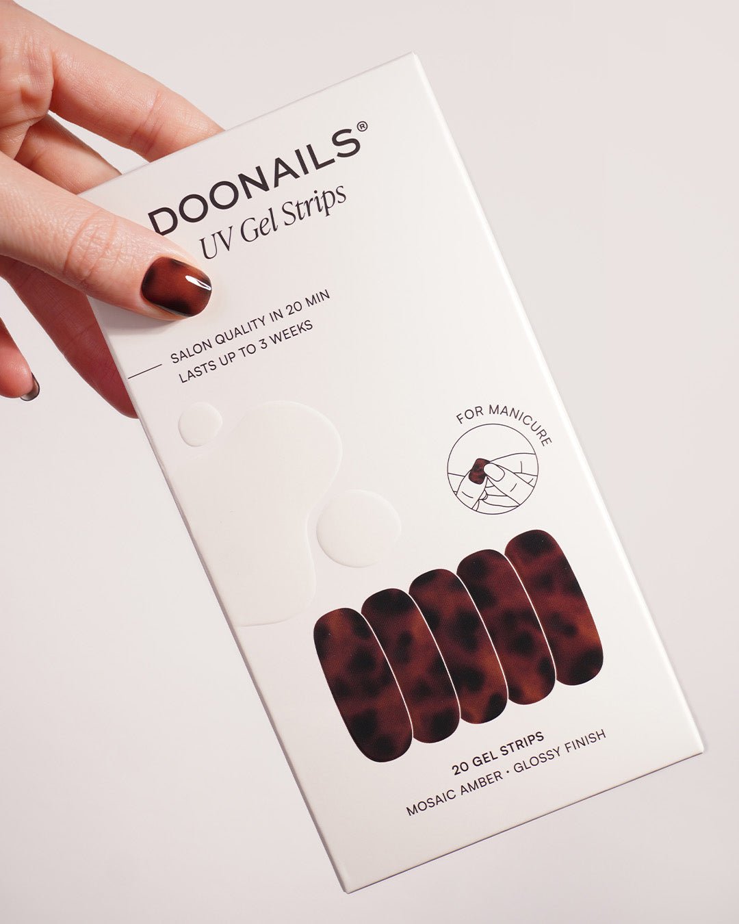 Mosaic Amber Gel Strips - Doonails