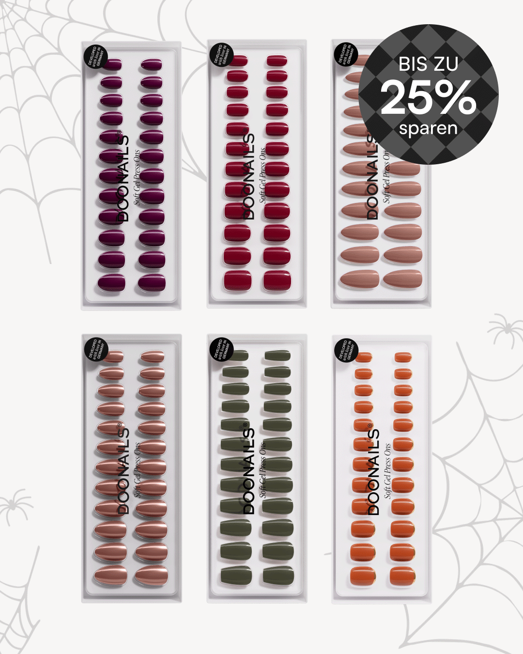 Farben Spar-Bundle - Soft Gel Press Ons