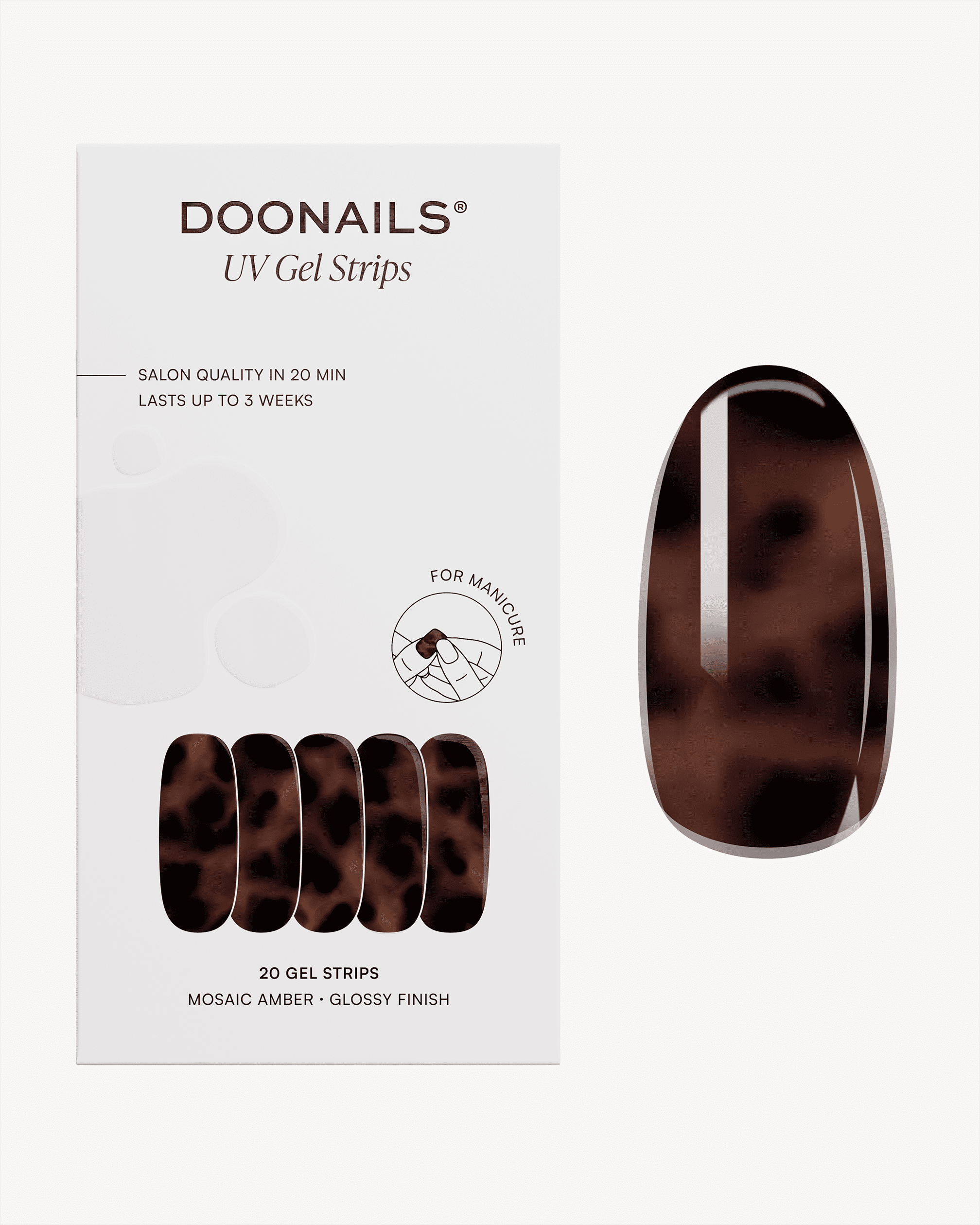 Mosaic Amber Gel Strips - Doonails