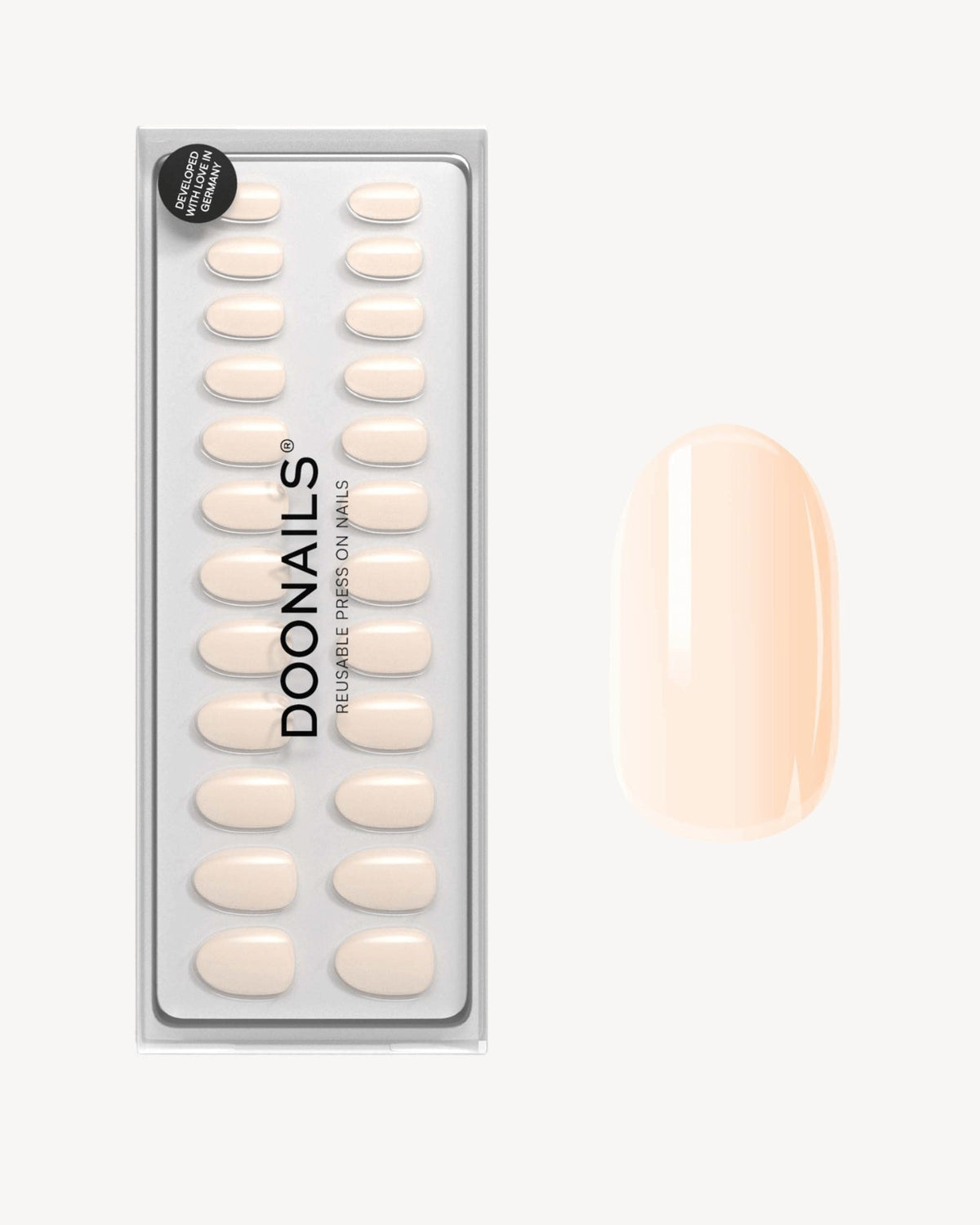 Cheesecake Medium Round Soft Gel Press Ons - Doonails