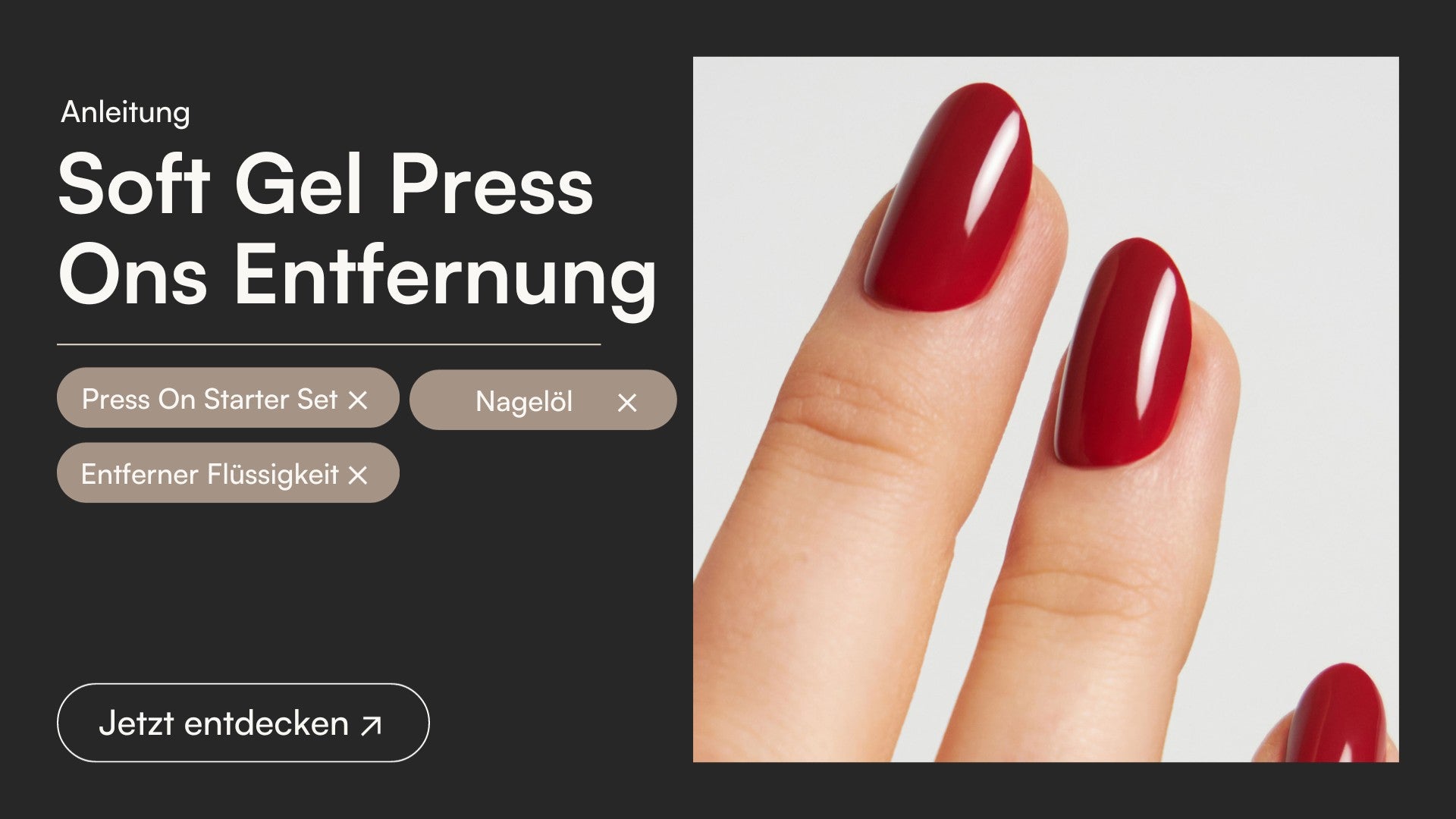 Soft Gel Press Ons Entfernen - Doonails