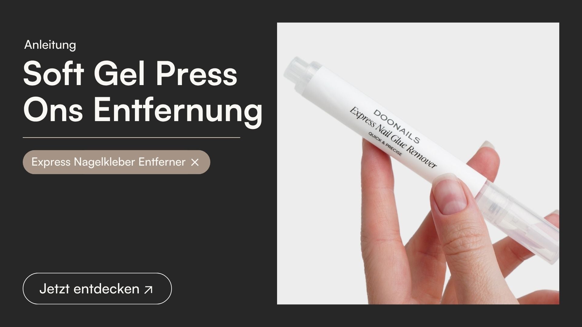 Soft Gel Press Ons Entfernung mit Remover Pen