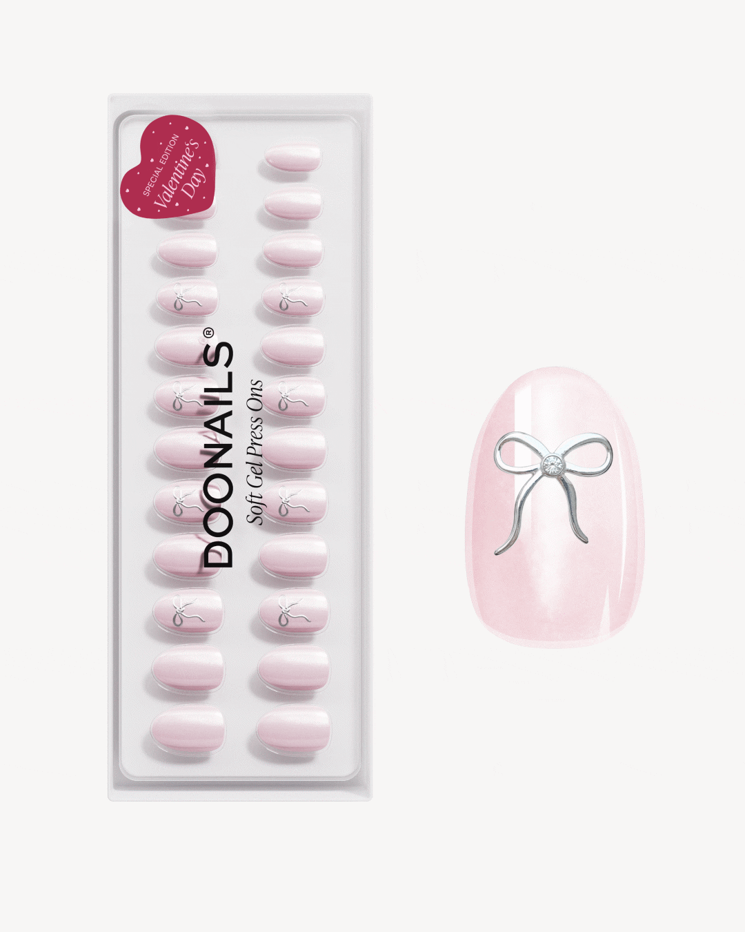 First Date Short Round Soft Gel Press Ons