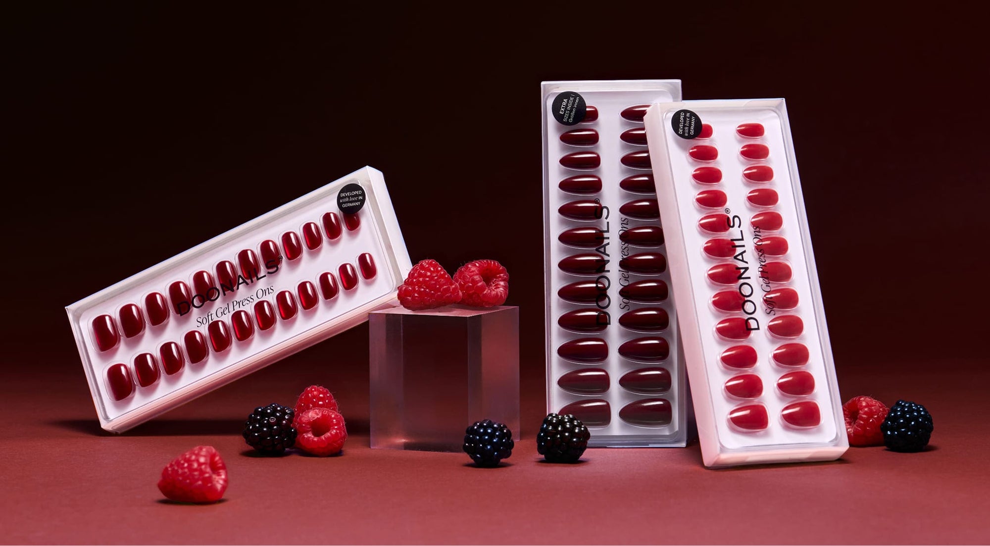 Doonails Soft Gel Press Ons im Herbstlook