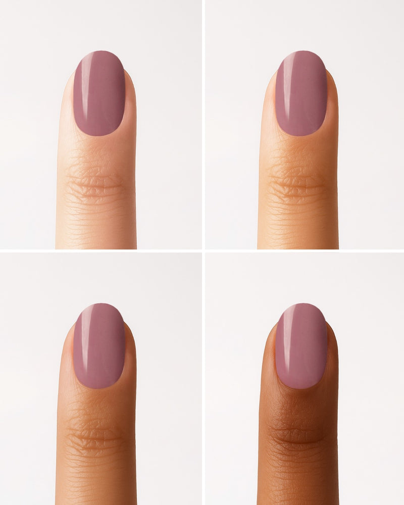 Silent Night Mauve Gel Strips - Doonails