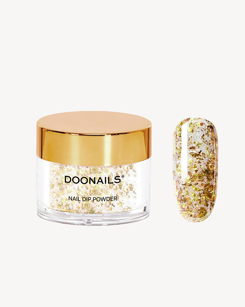 Golden Flakes Dipping Powder - Doonails