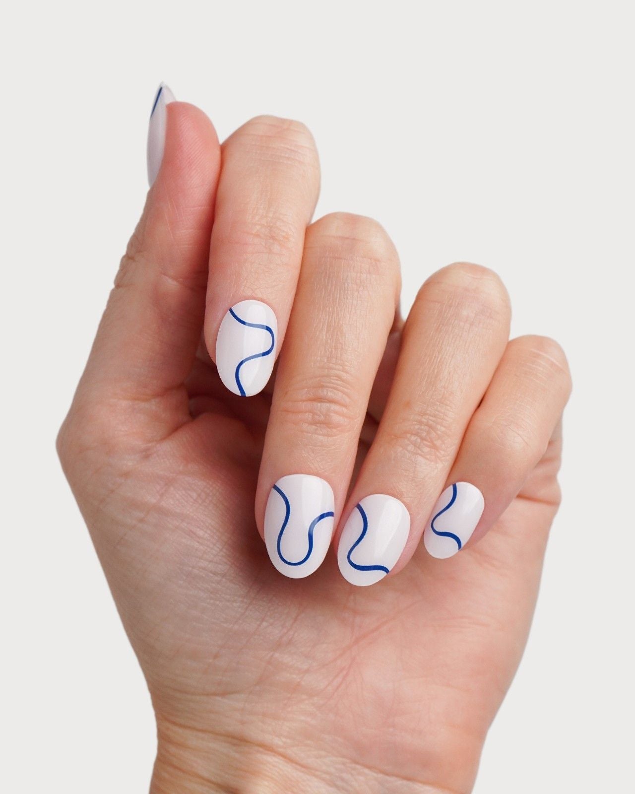 Blue Swirls Gel Strips