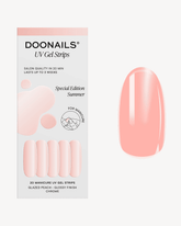 Glazed Peach UV Gel Strips