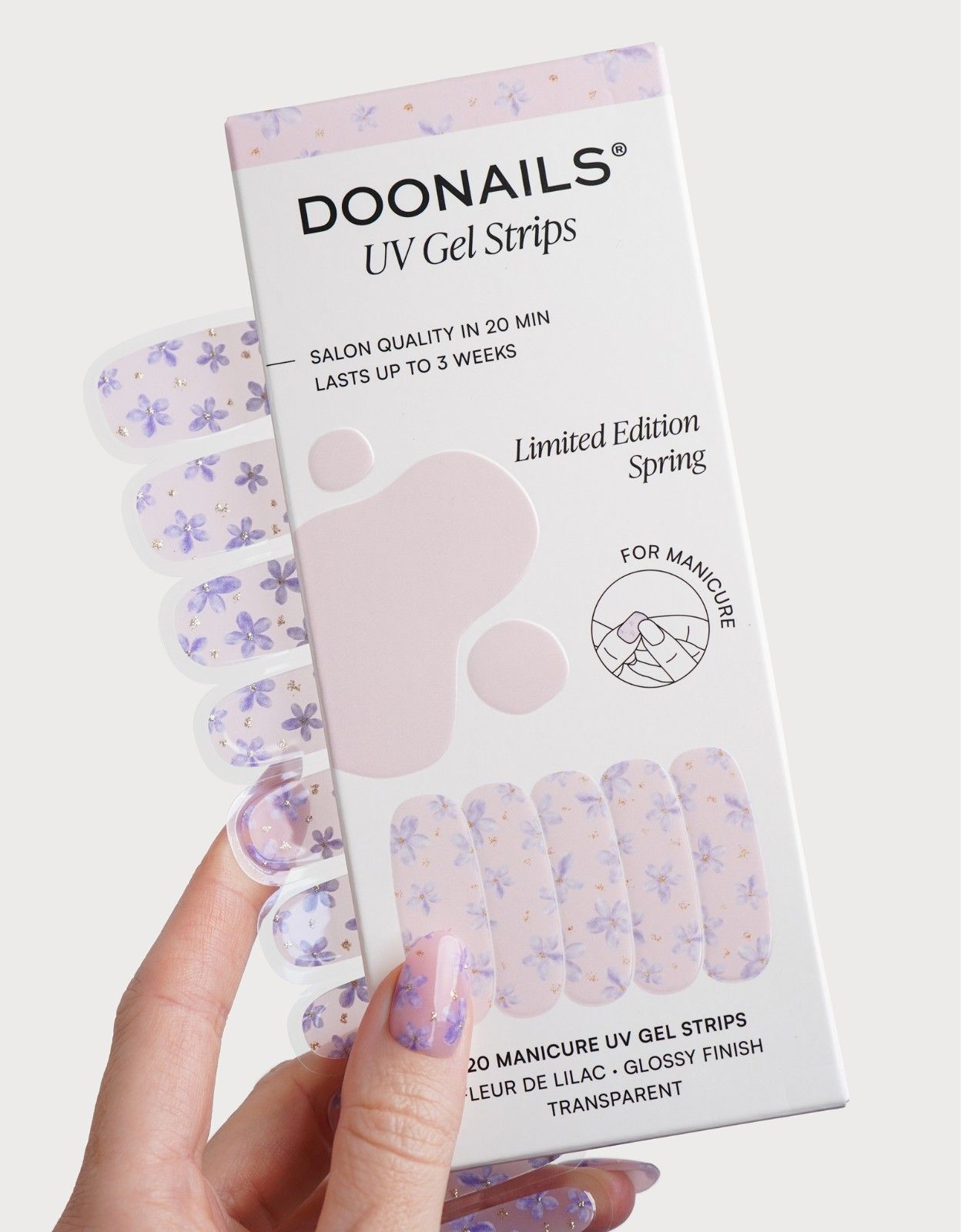 Limited Edition Fleur de Lilac Gel Strips
