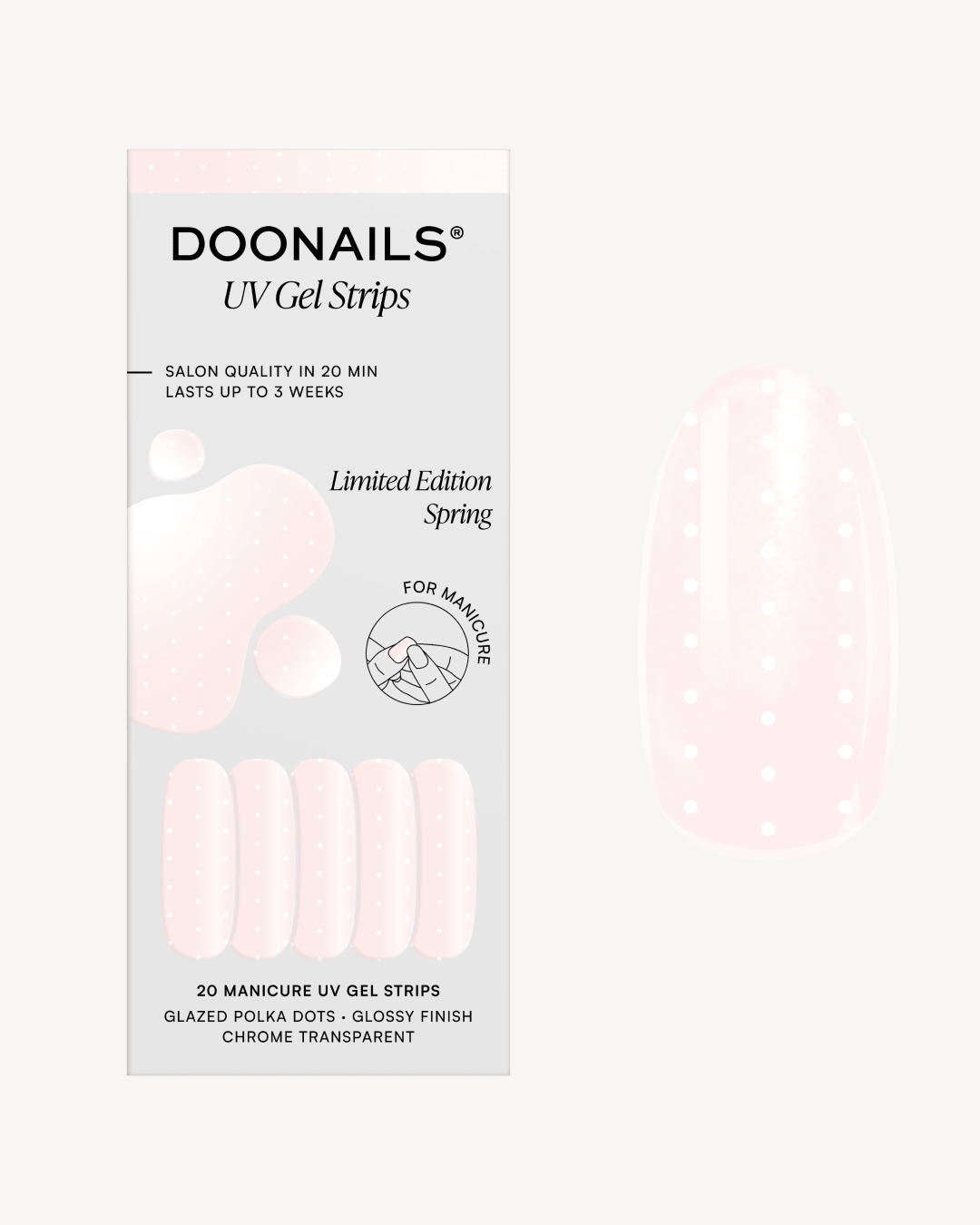 Limited Edition Glazed Polka Dots Gel Strips