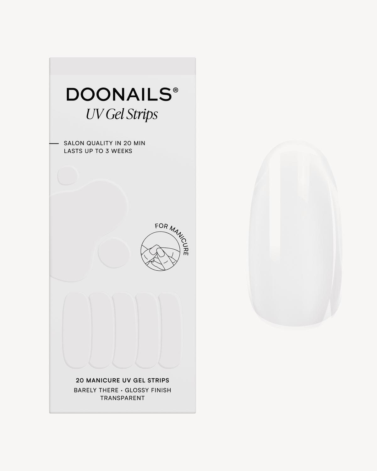 Barely There UV Gel Strips