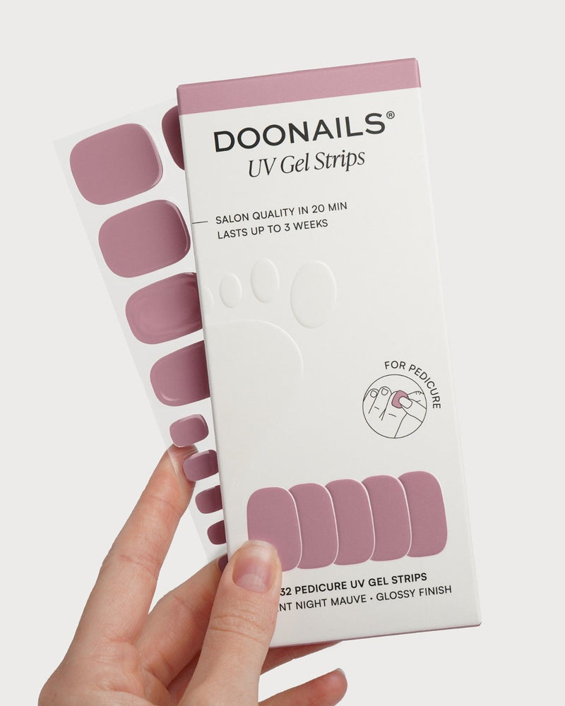 Silent Night Mauve Pediküre Gel Strips