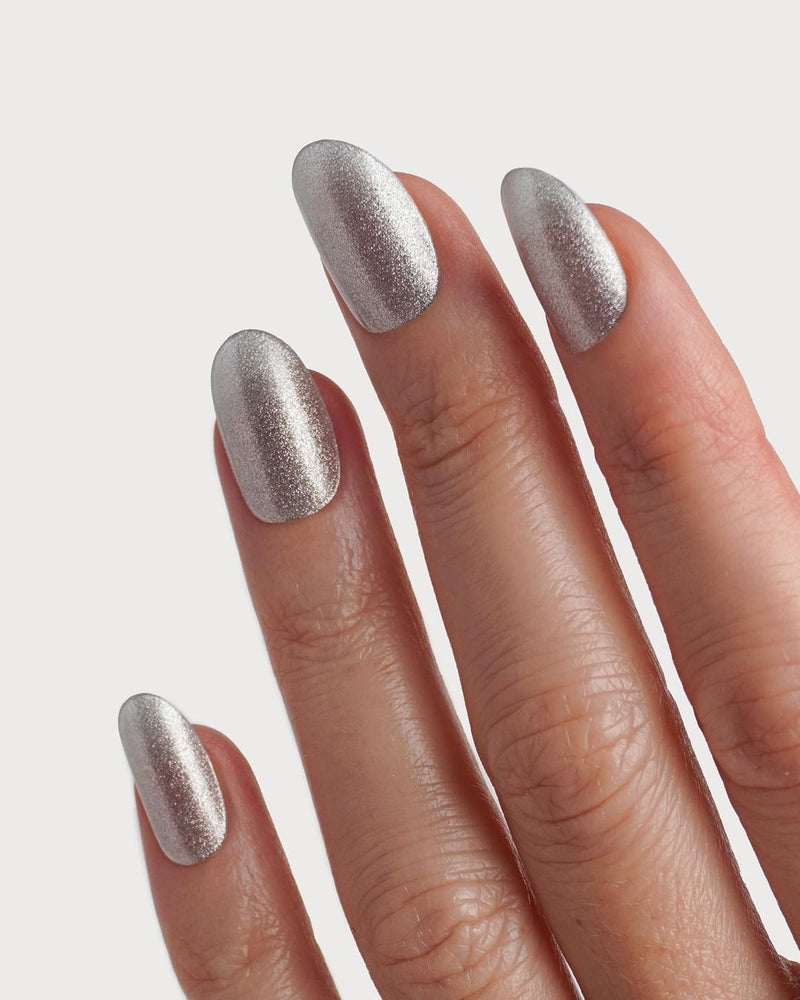 Silver Shimmer Gel Strips