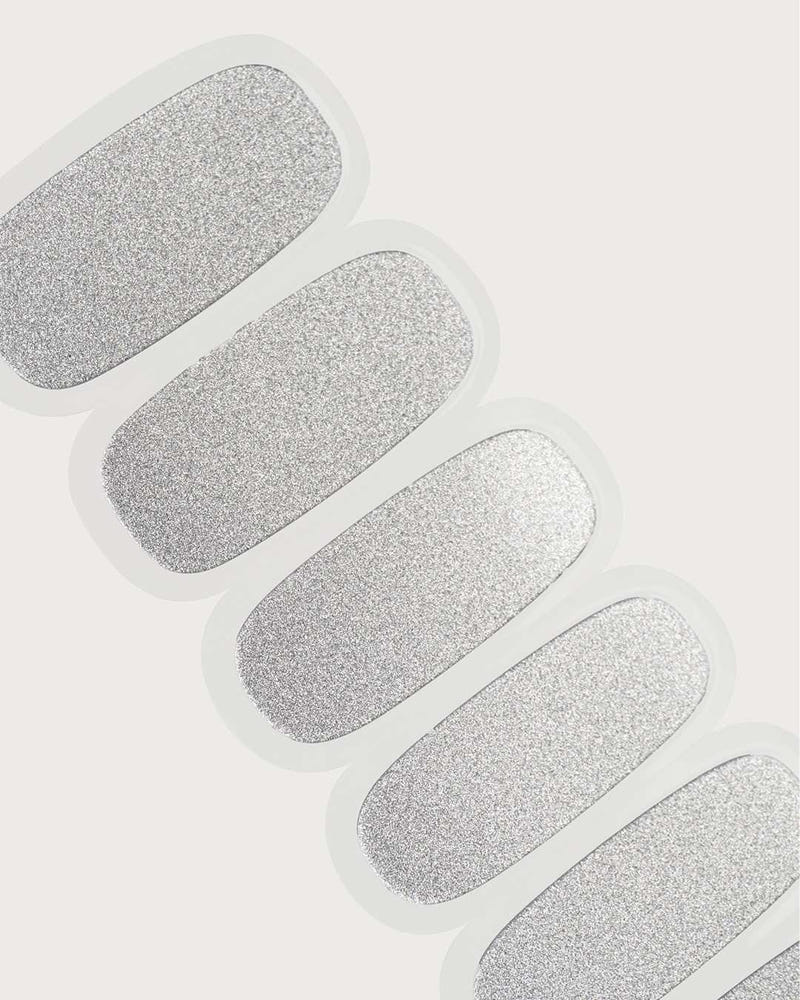 Silver Shimmer Gel Strips