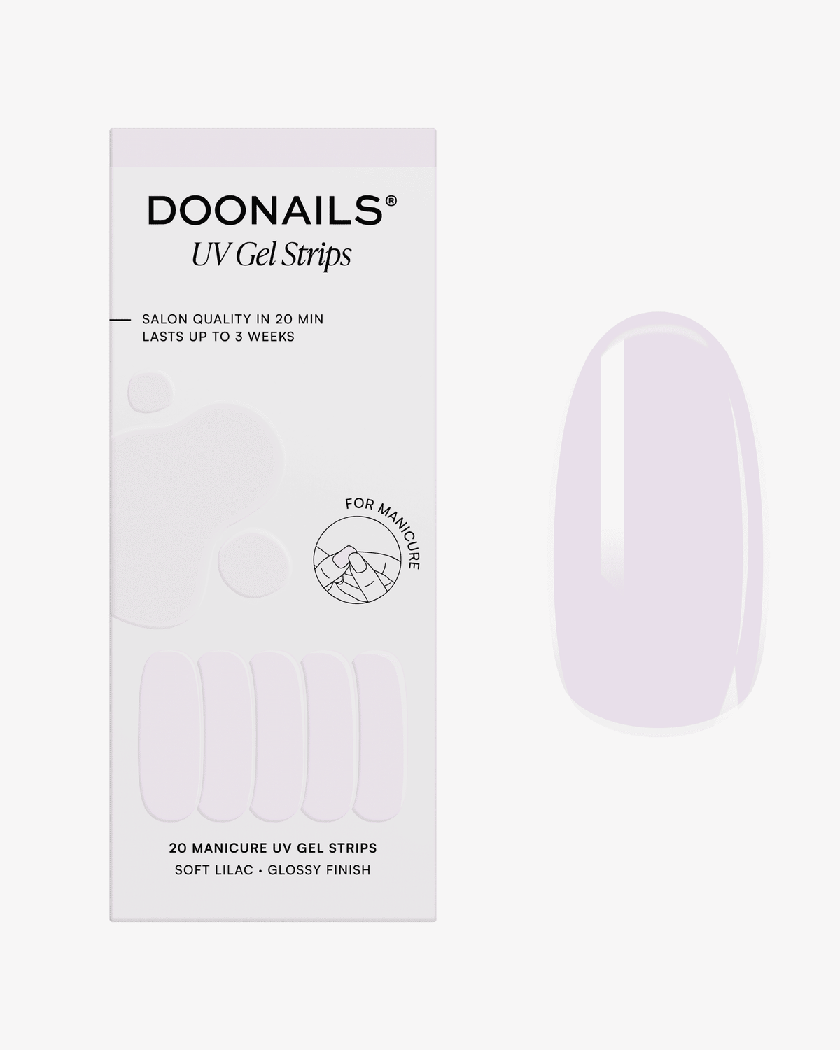 Soft Lilac UV Gel Strips