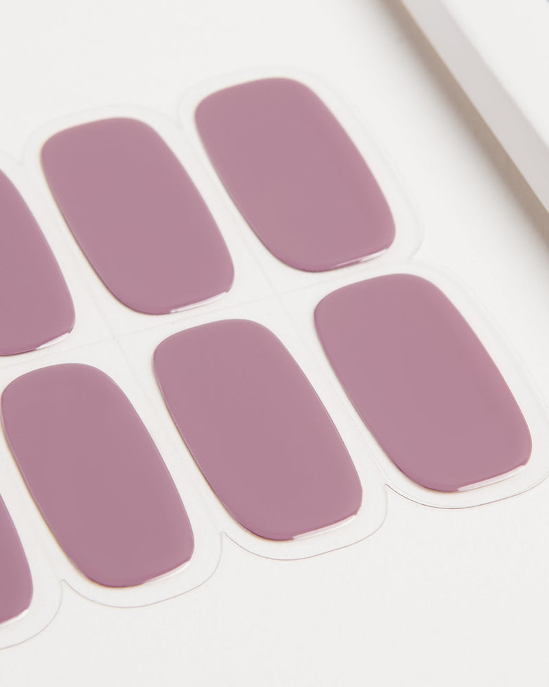 Silent Night Mauve Gel Strips - Doonails
