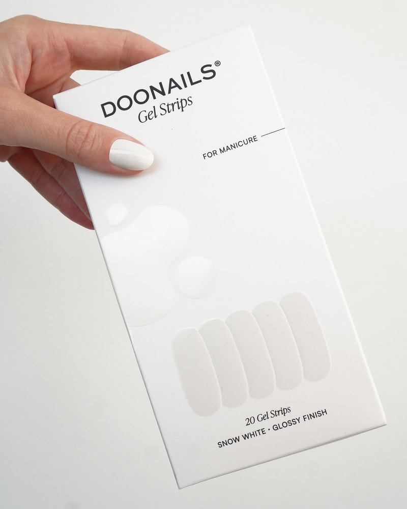 Snow White Gel Strips - Doonails