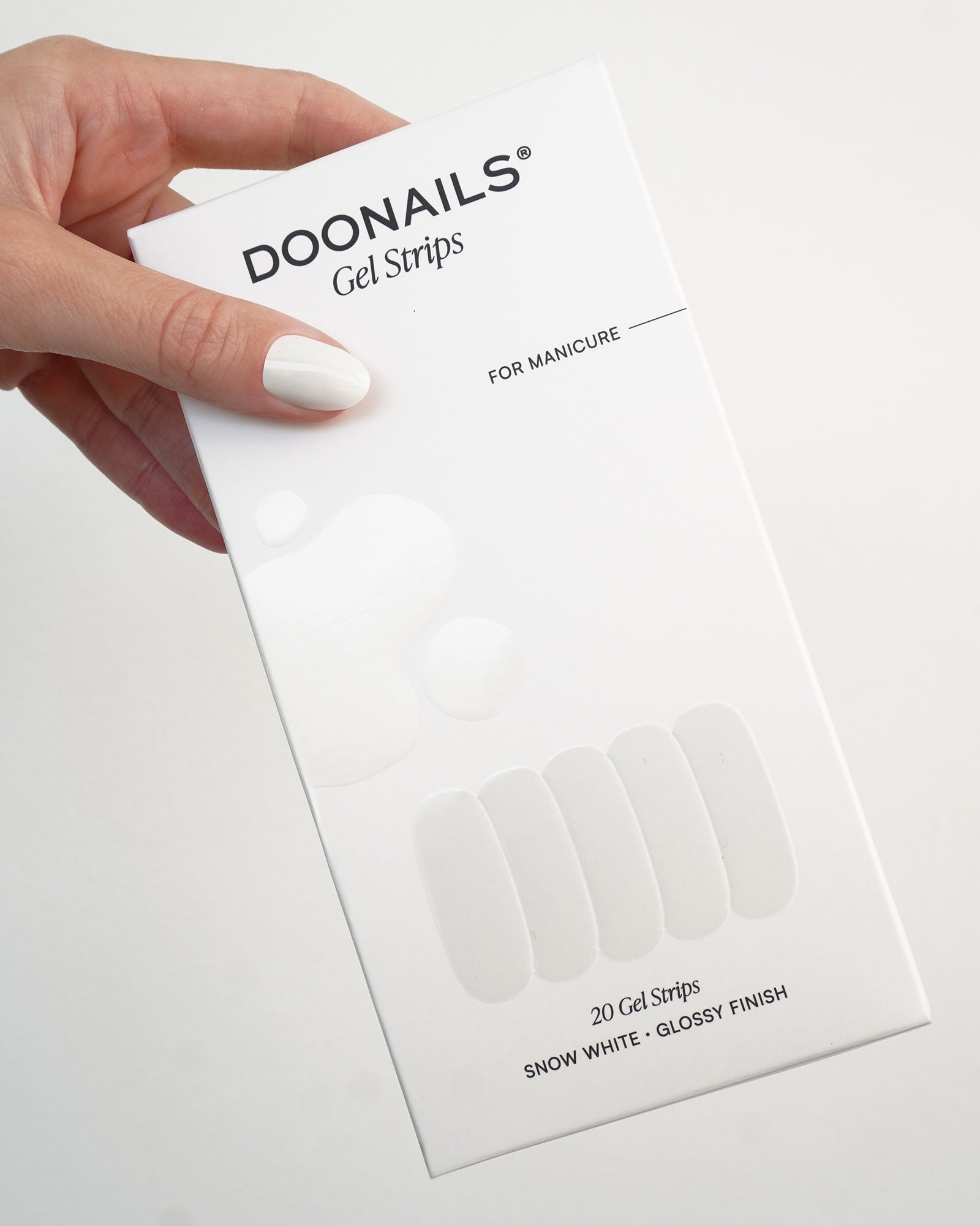 Snow White Gel Strips - Doonails