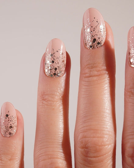 Gold Glitter Ombre
