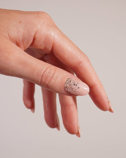 Gold Glitter Ombre