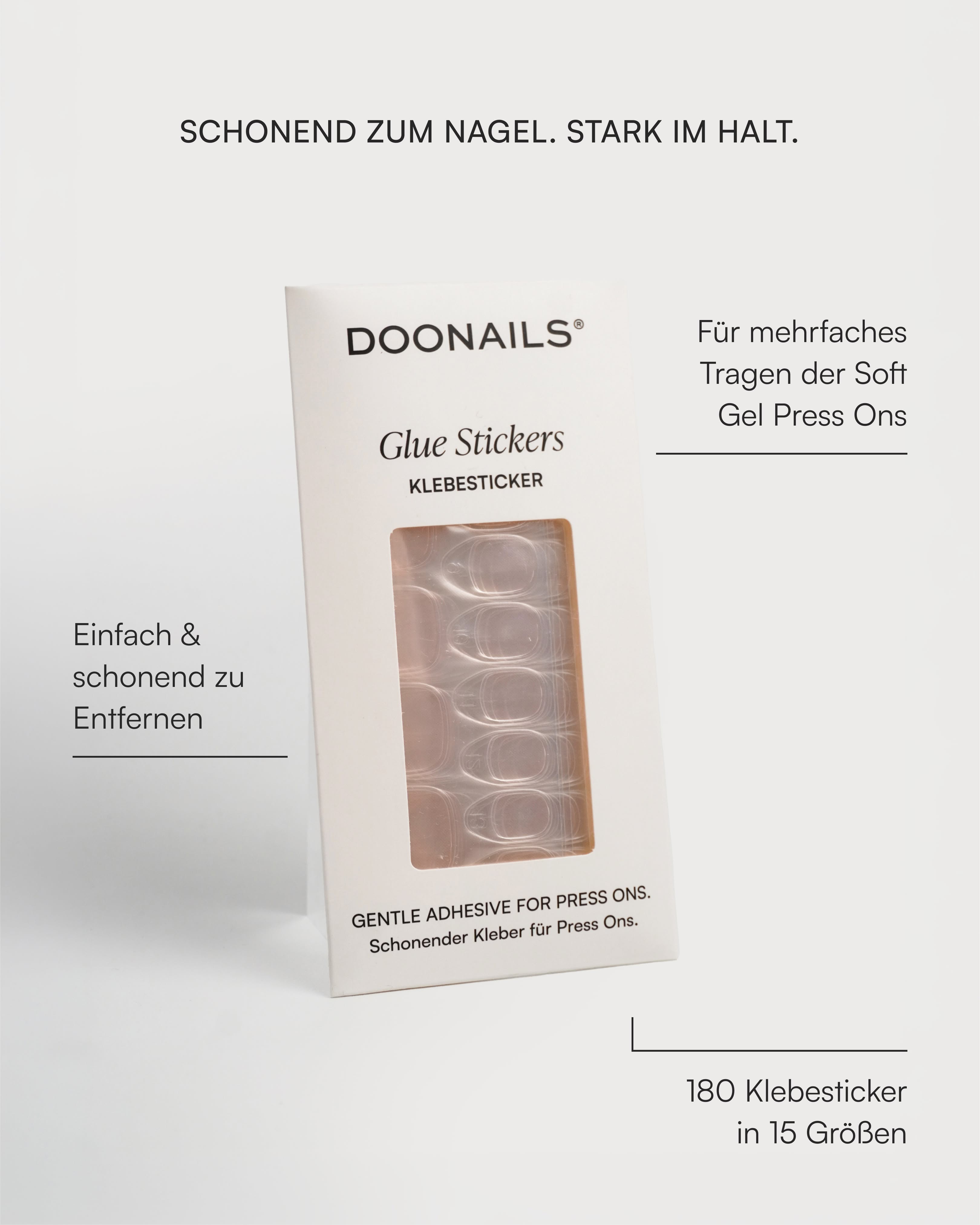 Doonails - Soft Gel Press Ons - Klebesticker