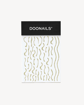 Doonails - Nailart Sticker - Nagelsticker Gold/Glitzer