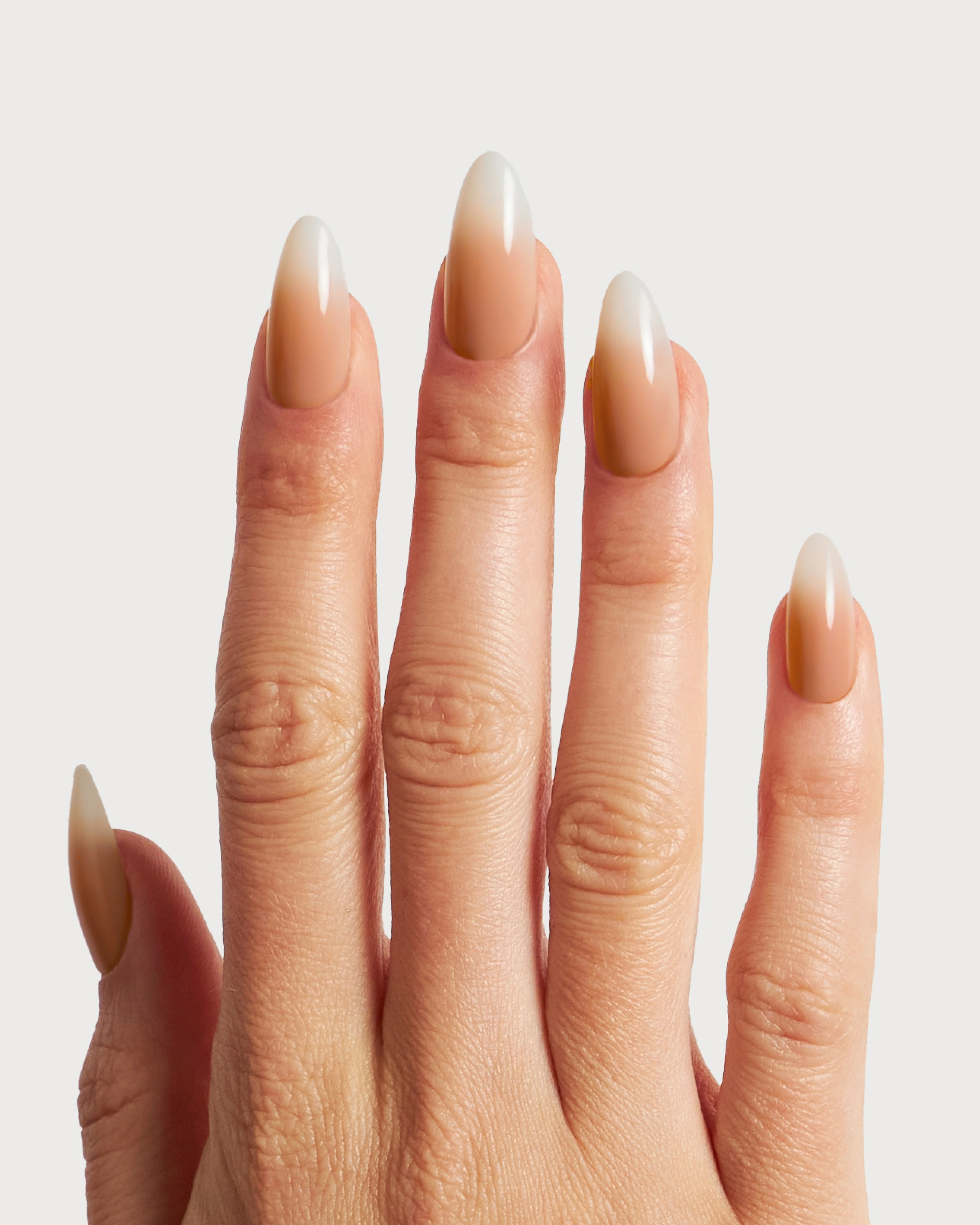 Babyboomer Medium Almond Soft Gel Press Ons