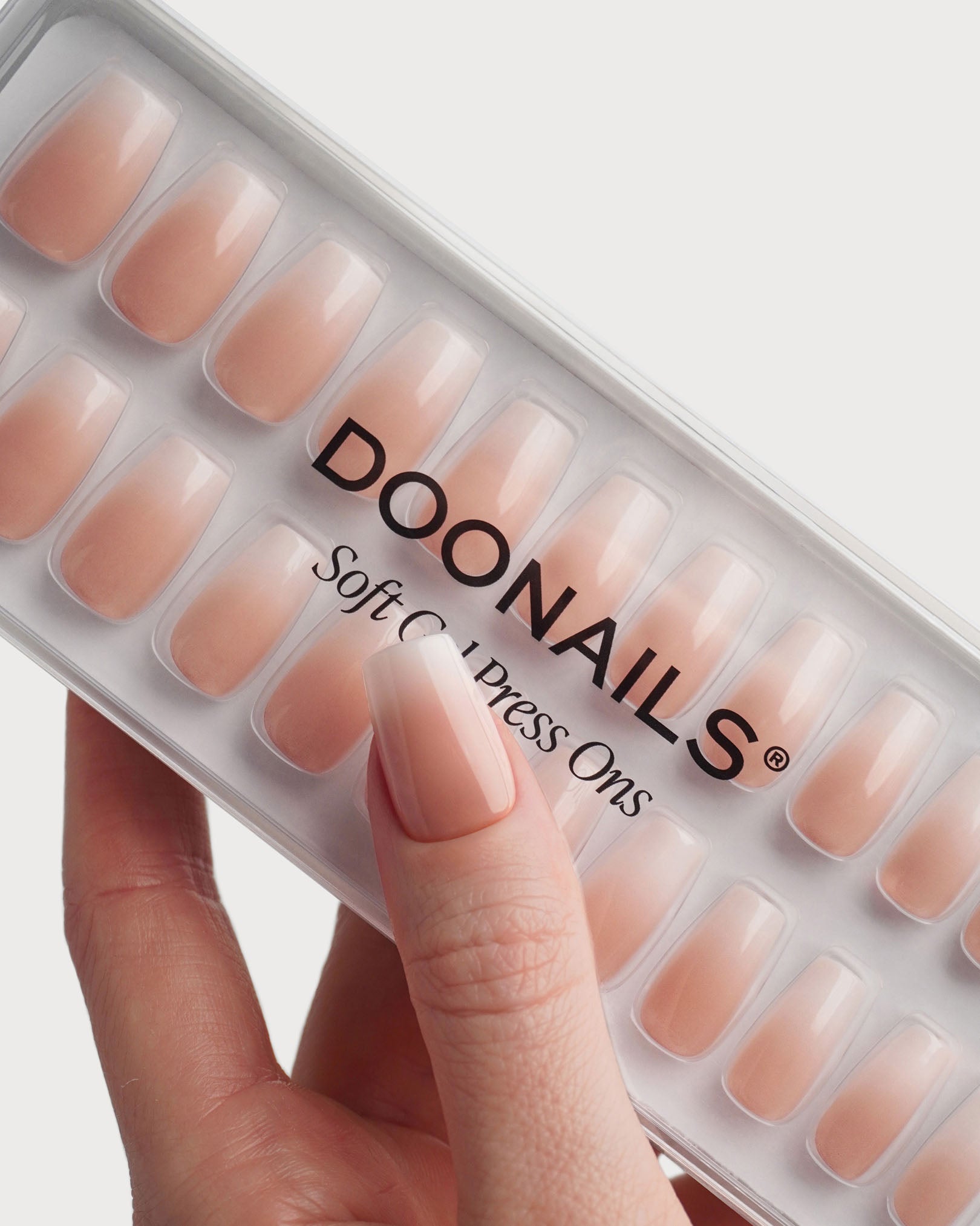 Babyboomer Short Coffin Soft Gel Press Ons